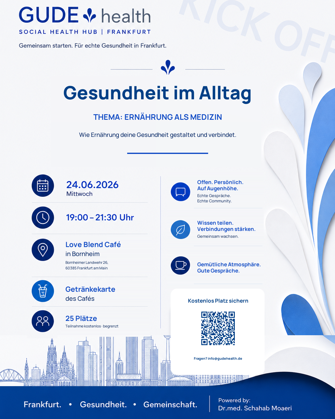 Flyer: Ernährung als Medizin am 24.06.2026